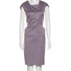 Ports 1961 Cap Sleeve Square Neck Sheath Dress